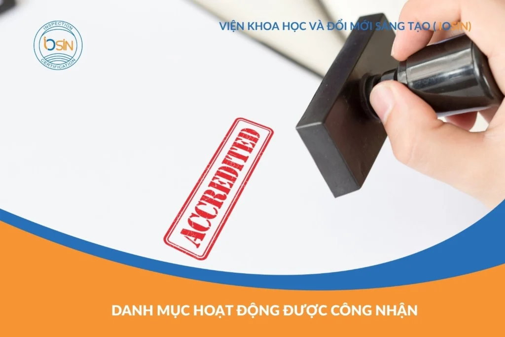 Danh mục hoạt động được công nhận