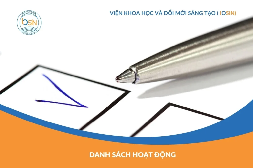 Danh mục hoạt động được công nhận