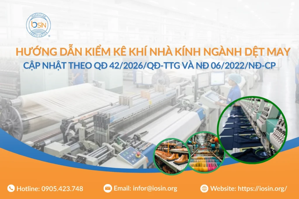 Hướng dẫn kiểm kê khí nhà kính cho ngành Dệt may