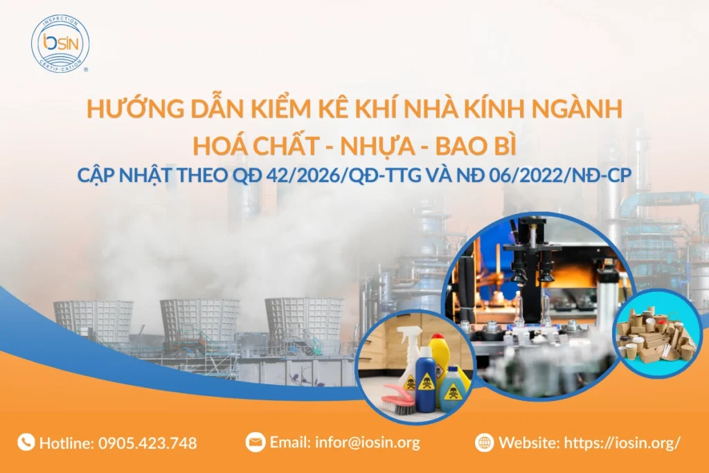 Hướng dẫn kiểm kê khí nhà kính ngành hoá chất, nhựa và bao bì