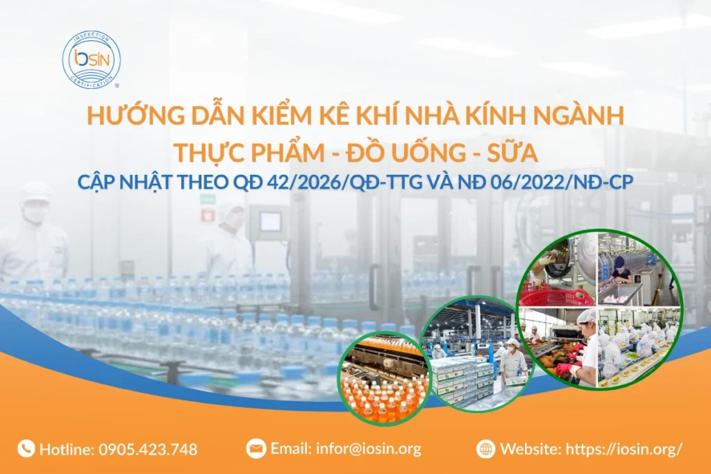 Kiểm kê Khí nhà kính cho ngành thực phẩm, đồ uống, sữa