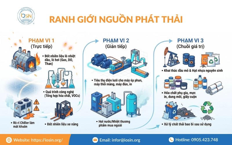 Hướng dẫn kiểm kê khí nhà kính ngành hoá chất, nhựa, bao bì