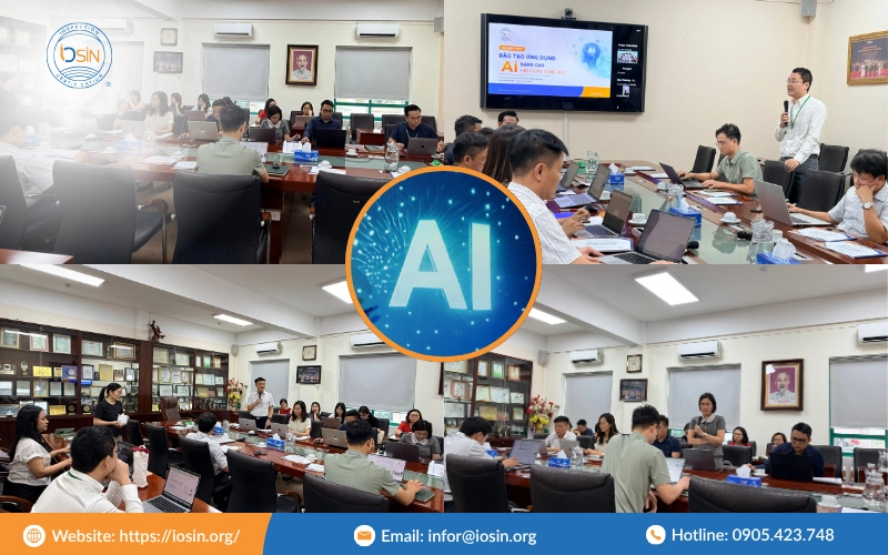IOSIN triển khai đào tạo “Ứng dụng AI nâng cao hiệu suất công việc” tại Traphaco 