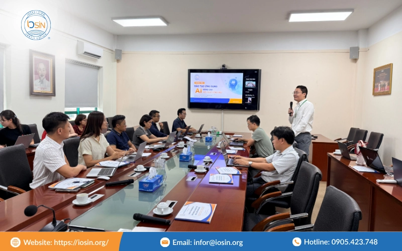IOSIN triển khai đào tạo “Ứng dụng AI nâng cao hiệu suất công việc” tại Traphaco